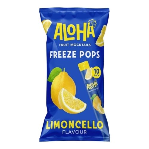 ALOHA MOCKTAIL LIMONCELLO FREEZE POPS 10PK 50ML