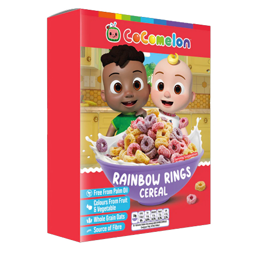 COCOMELON RAINBOW RINGS CEREAL 350G