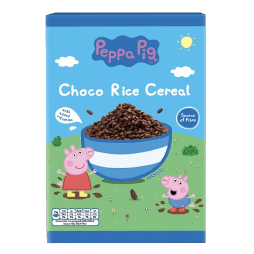 PEPPA PIG CHOCO RICE CEREAL 375G
