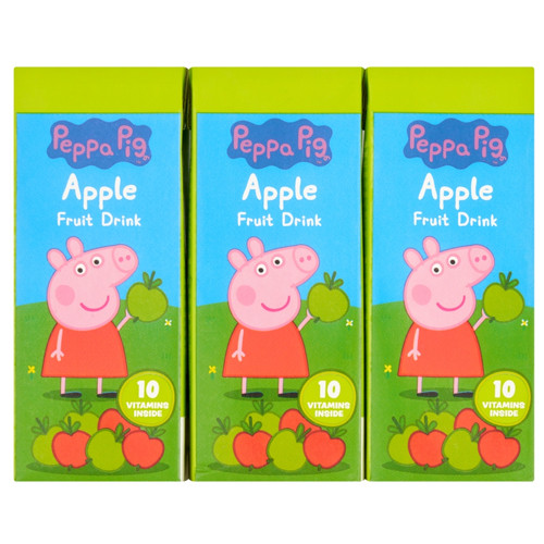 PEPPA PIG MULTI-VITAMIN APPLE FRUIT TETRA DRINK 200ML
