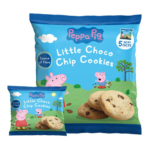 PEPPA PIG LITTLE CHOCO CHIP COOKIES 5PK 20G