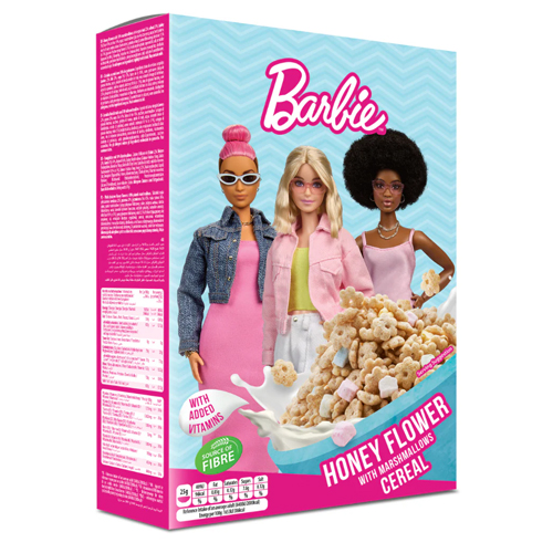 BARBIE FLOWERS CEREAL WITH MARSHMALLOWS 325G