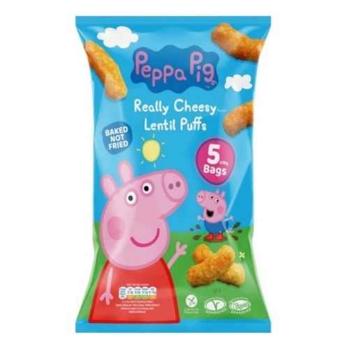 PEPPA PIG CHEESE FLAVOURED PEA CRISPS 5PK 70G