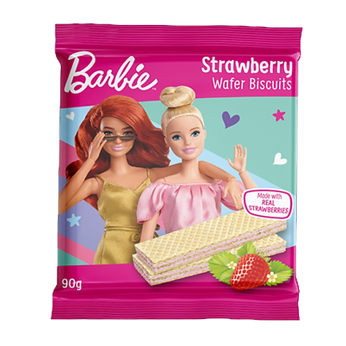 BARBIE STRAWBERRY WAFER 90G