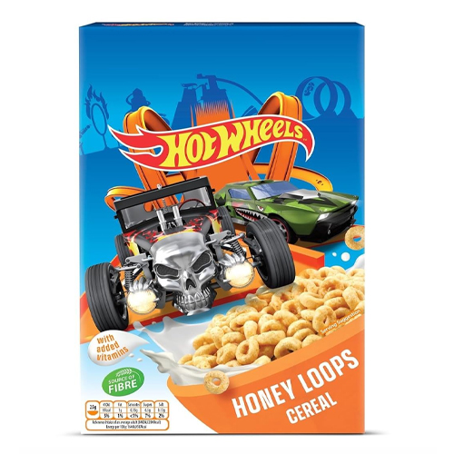 HOT WHEELS HONEY RINGS WITH VITAMINS CEREALS 375G