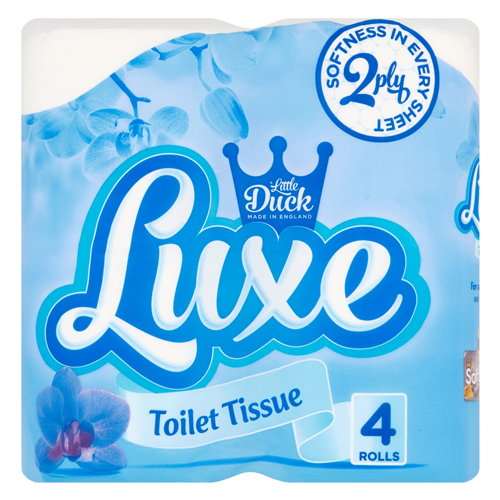 LITTLE DUCK LUXE TOILET TISSUE 4ROLL