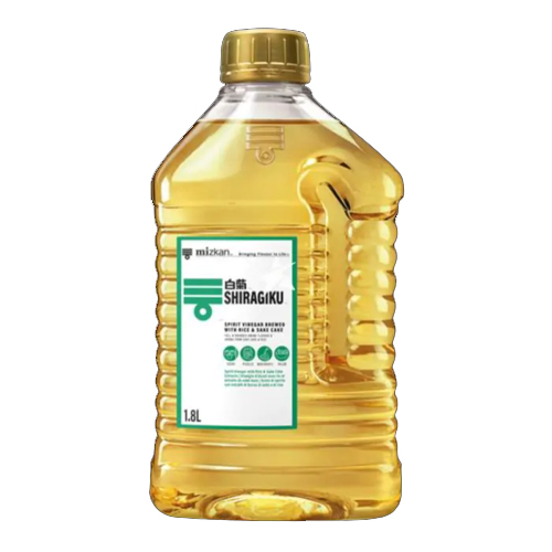 MIZKAN SHIRAGIKU SPIRIT VINEGAR BREWED WITH RICE & SAKE CAKE 1.8L