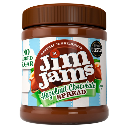 JIM JAMS NAS HAZELNUT CHOCOLATE SPREAD 350G