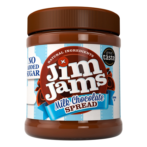 JIM JAMS NAS MILK CHOCOLATE SPREAD 350G