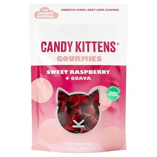 CANDY KITTENS GOURMIES SWEET RASPBERRY + GUAVA 140G