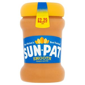 SUN-PAT ORIGINAL SMOOTH PEANUT BUTTER PMP £2.99 300G