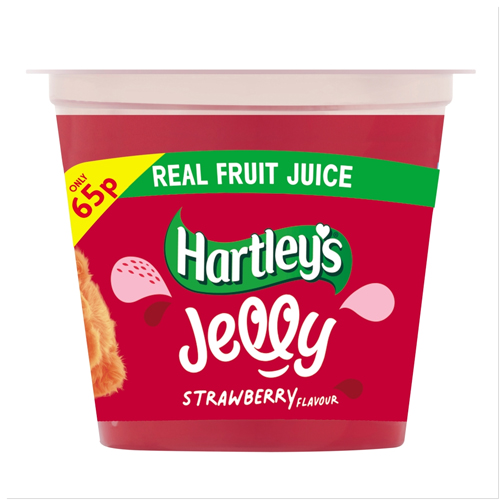 HARTLEY'S JELLY STRAWBERRY FLAVOUR PMP 65P 125G