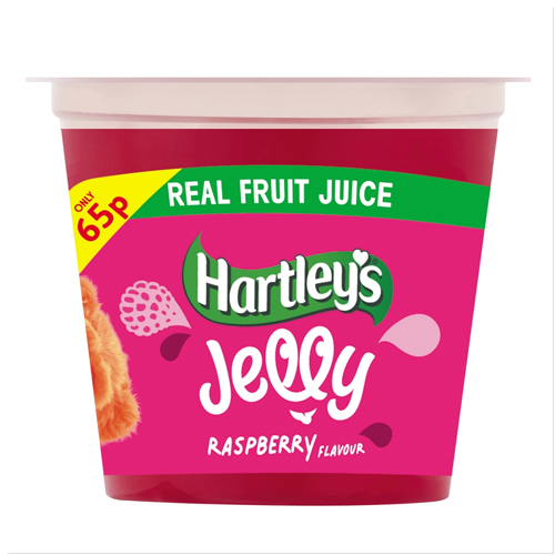 HARTLEY'S JELLY RASPBERRY FLAVOUR PMP 65P 125G