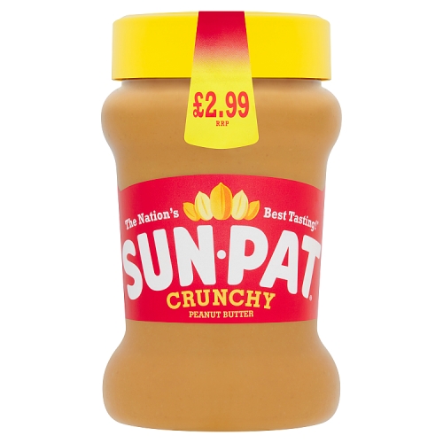SUN-PAT CRUNCHY PEANUT BUTTER PMP £2.99 300G