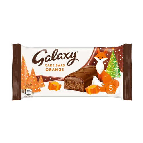 GALAXY ORANGE 5 CAKE BARS 143.7G