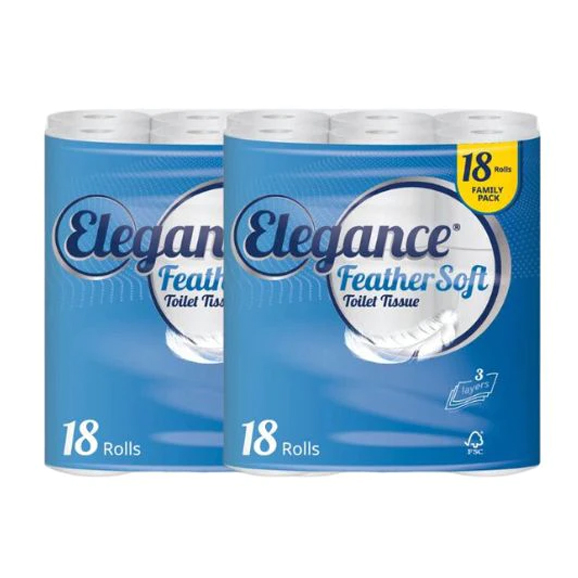 ELEGANCE CLOUD SOFT PMP £4.99 18ROLL