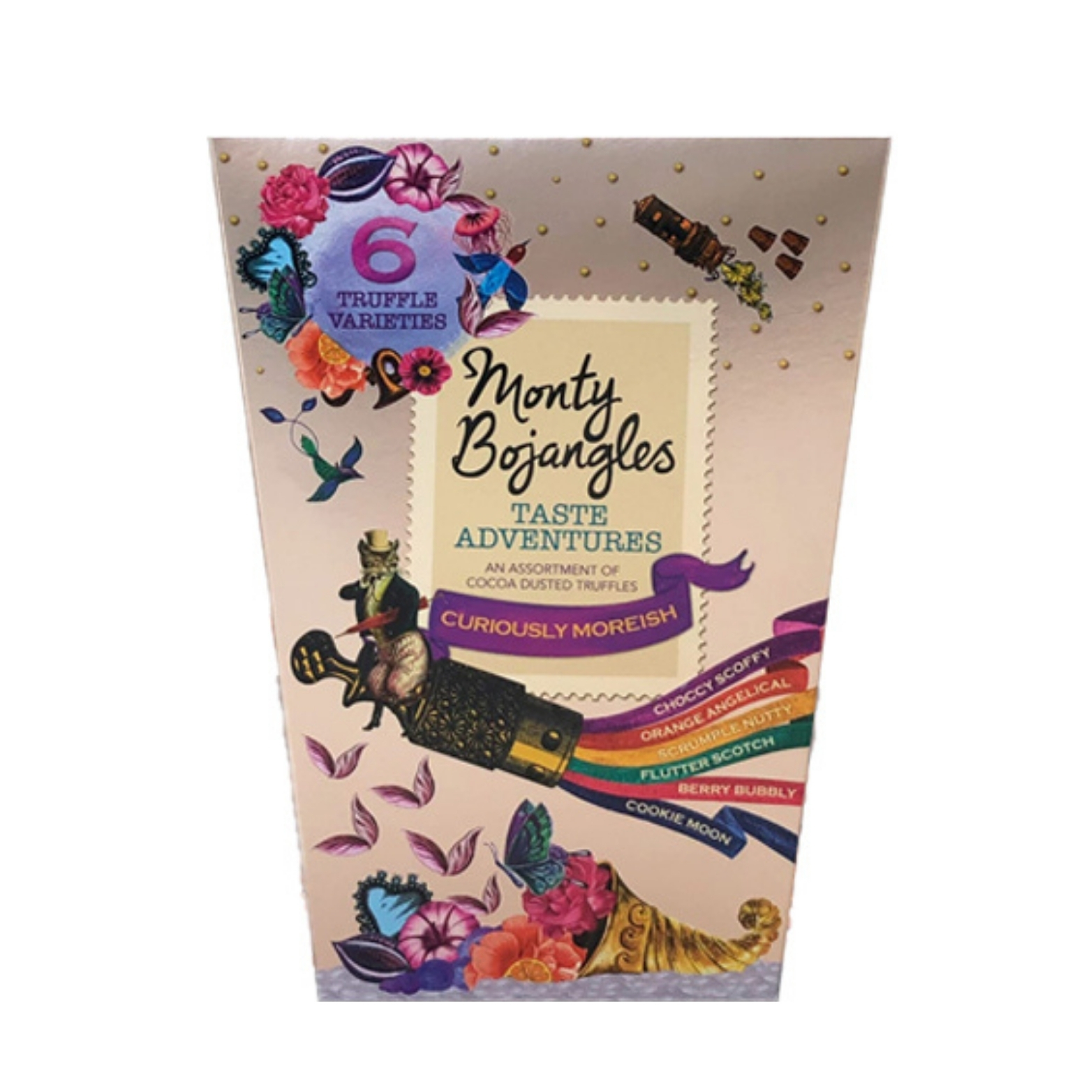 MONTY BOJANGLES TASTE ADVENTURE COCOA DUSTED TRUFFLES GIFT BOX 225G-XMAS