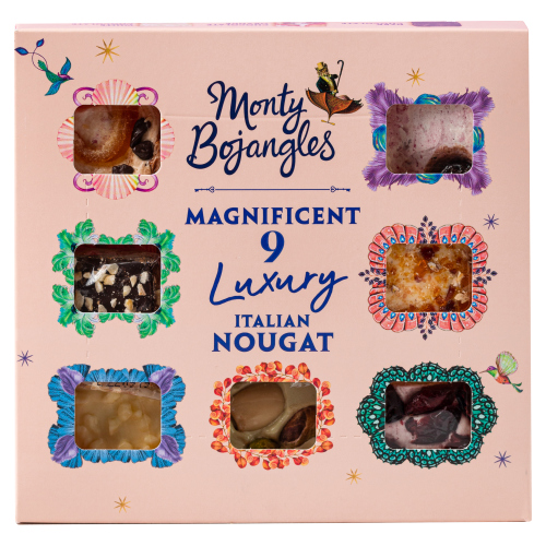 MONTY BOJANGLES MAGNIFICENT LUXURY ITALIAN NOUGAT COLLECTION SHARING GIFT BOX 135G-XMAS
