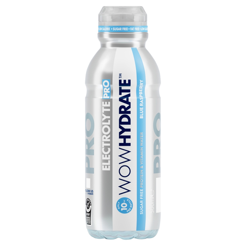 WOW HYDRATE ELECTROLYTE PRO BLUE RASPBERRY PET 500ML