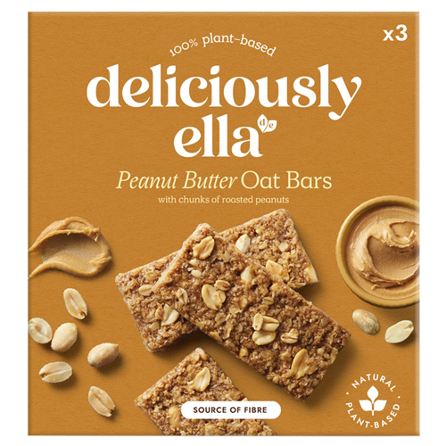 DELICIOUSLY ELLA GLUTEN FREE PEANUT BUTTER OAT BAR 150G