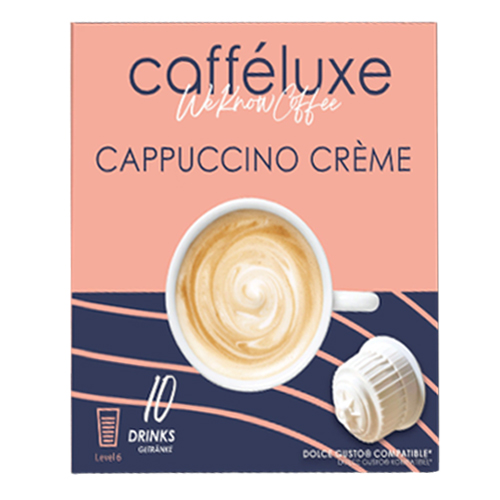 CAFFELUXE DOLCE GUSTO PODS CAPPUCCINO CREME 10'S