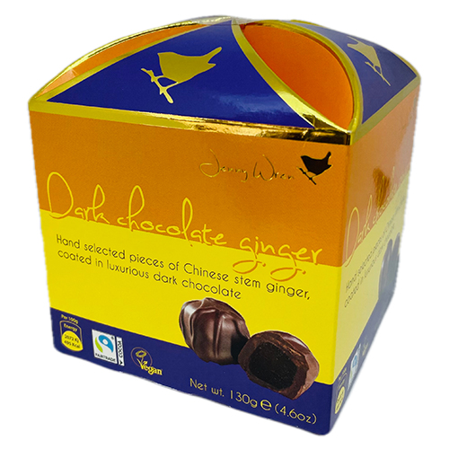 JENNY WREN DARK CHOCOLATE GINGER IN CIRCUS BOX 130G