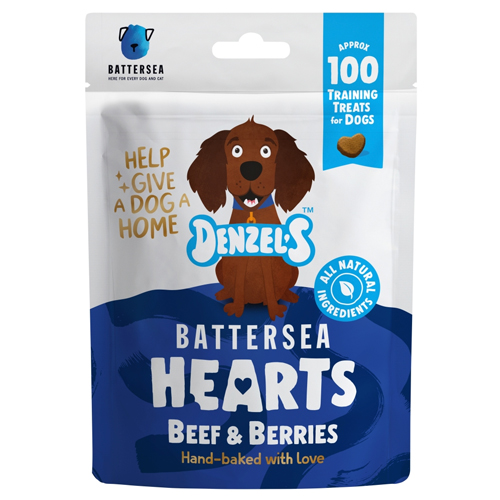 DENZELS BATTERSEA HEARTS BEEF & BERRIES 90G