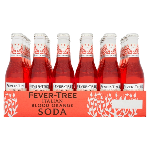 FEVER TREE BLOOD ORANGE SODA GLASS 200ML