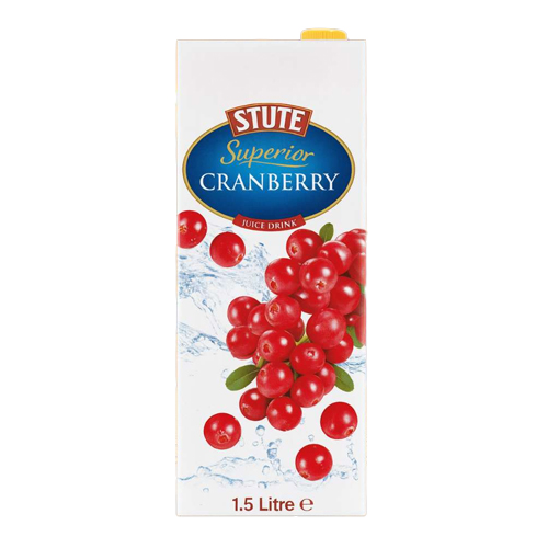 STUTE SUPERIOR CRANBERRY JUICE DRINK 1.5L