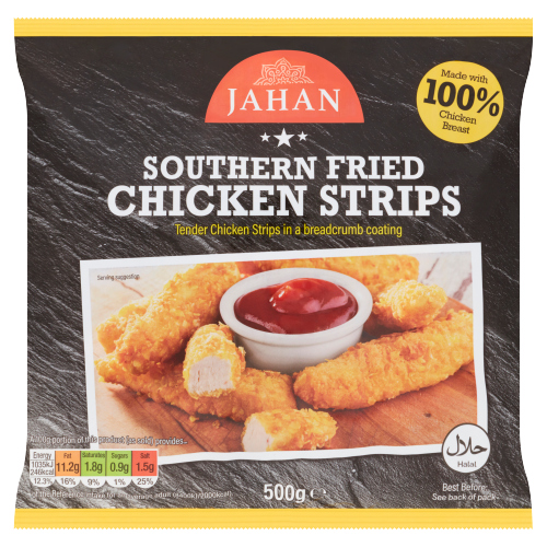 JAHAN SOUTHERN FRIED CHICKEN STRIPS 500G
