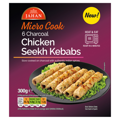 JAHAN CHICKEN CHARCOAL KEBABS 300G