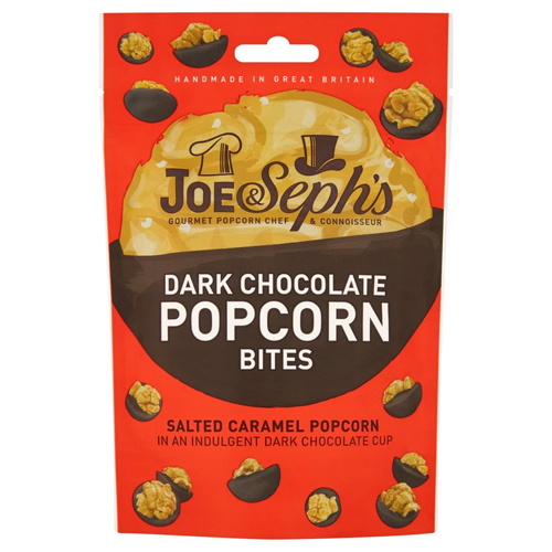 JOE & SEPH'S DARK CHOCOLATE POPCORN BITES 63G