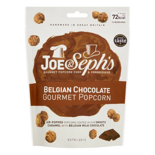 JOE & SEPH'S BELGIAN CHOCOLATE POPCORN 60G