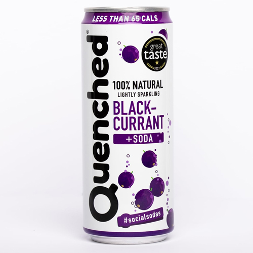 QUENCHED BLACKCURRANT & SODA SGL CAN 330ML