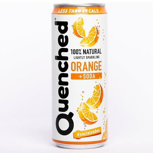 QUENCHED ORANGE & SODA SGL CAN 330ML
