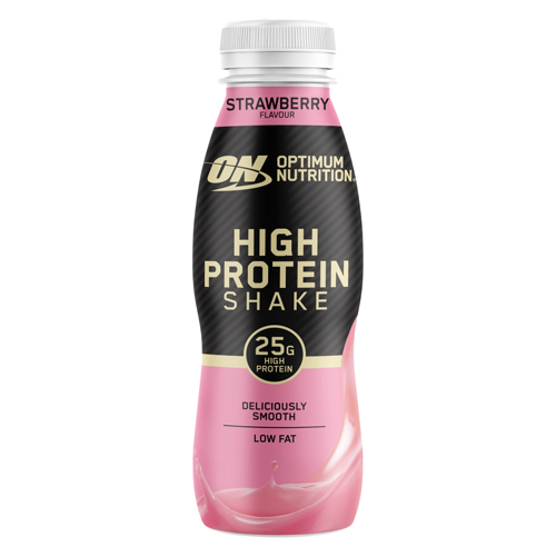 OPTIMUM NUTRITION HIGH PROTEIN SHAKE STRAWBERRY 330ML