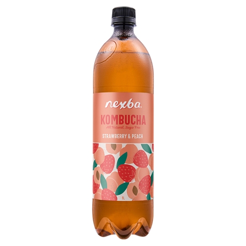NEXBA BERRY PEACH KOMBUCHA 1L