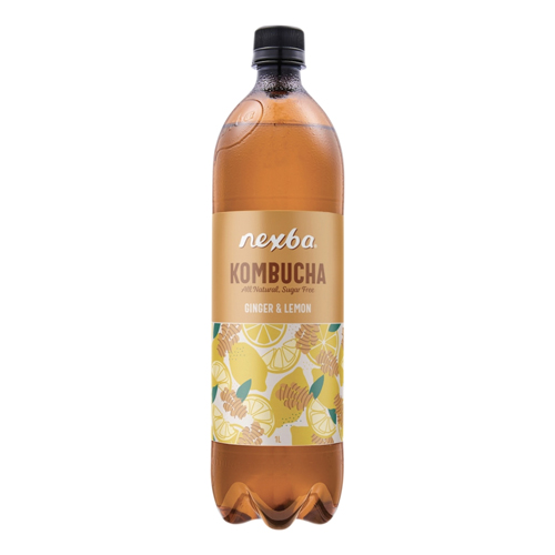 NEXBA GINGER & LEMON KOMBUCHA 1L
