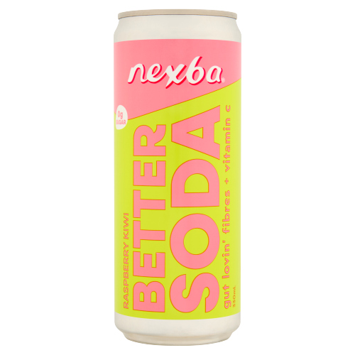 NEXBA RASPBERRY KIWI BETTER SODA 330ML