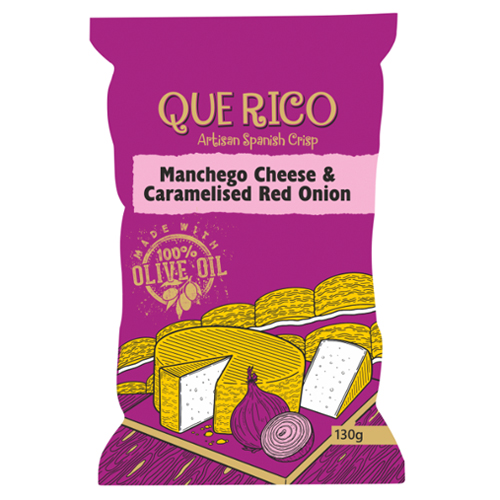 QUE RICO MACHEGO CHEESE & ONION 130G