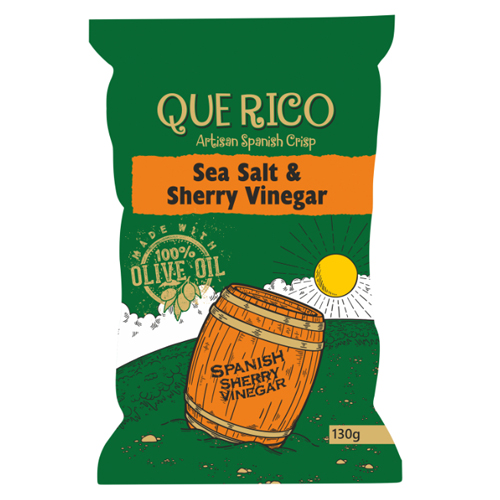QUE RICO SEA SALT & SHERRY VINEGER 130G