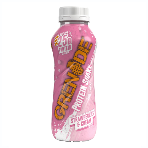 GRENADE STRAWBERRIES & CREAM FLAVOUR PROTEIN SHAKE 330ML