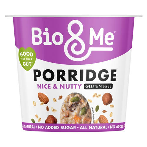 BIO & ME NICE & NUTTY GLUTEN FREE PORRIDGE POT 58G