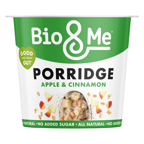 BIO & ME APPLE & CINNAMON PORRIDGE POT 65G