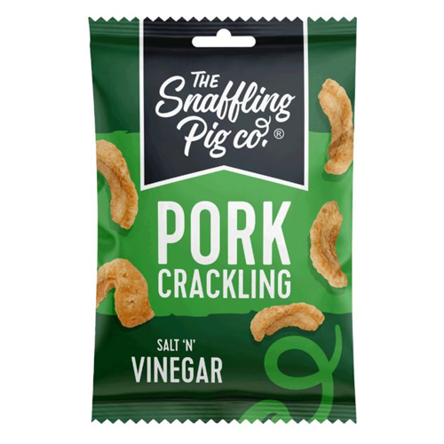 SNAFFLING PIG SALT & VINEGAR CRACKLING 12X 40G
