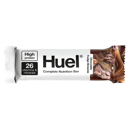 HUEL COMPLETE NUTRITION BAR CHOCOLATE FUDGE BROWNIE 12X 55G