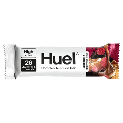 HUEL COMPLETE NUTRITION DARK CHOCOLATE & RASPBERRY BAR 48X 55G