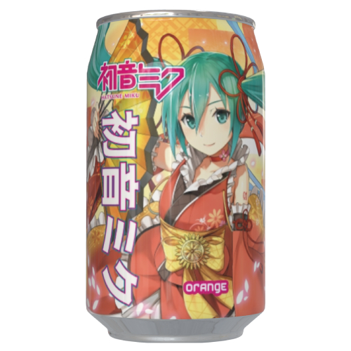 KAWAJI HATSUNE MIKU ORANGE SODA CAN 330ML