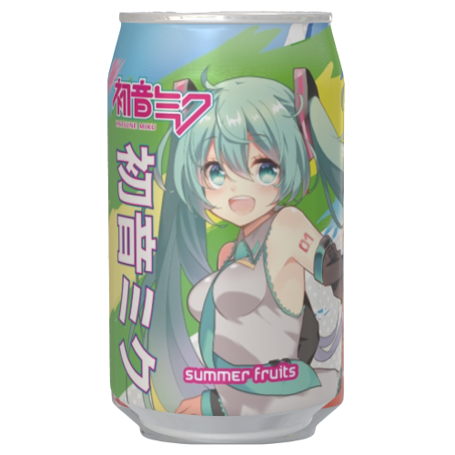 KAWAJI HATSUNE MIKU SUMMER FRUITS SODA CAN 330ML