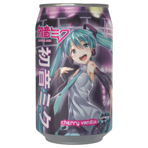 KAWAJI HATSUNE MIKU CHERRY VANILLA SODA CAN 330ML